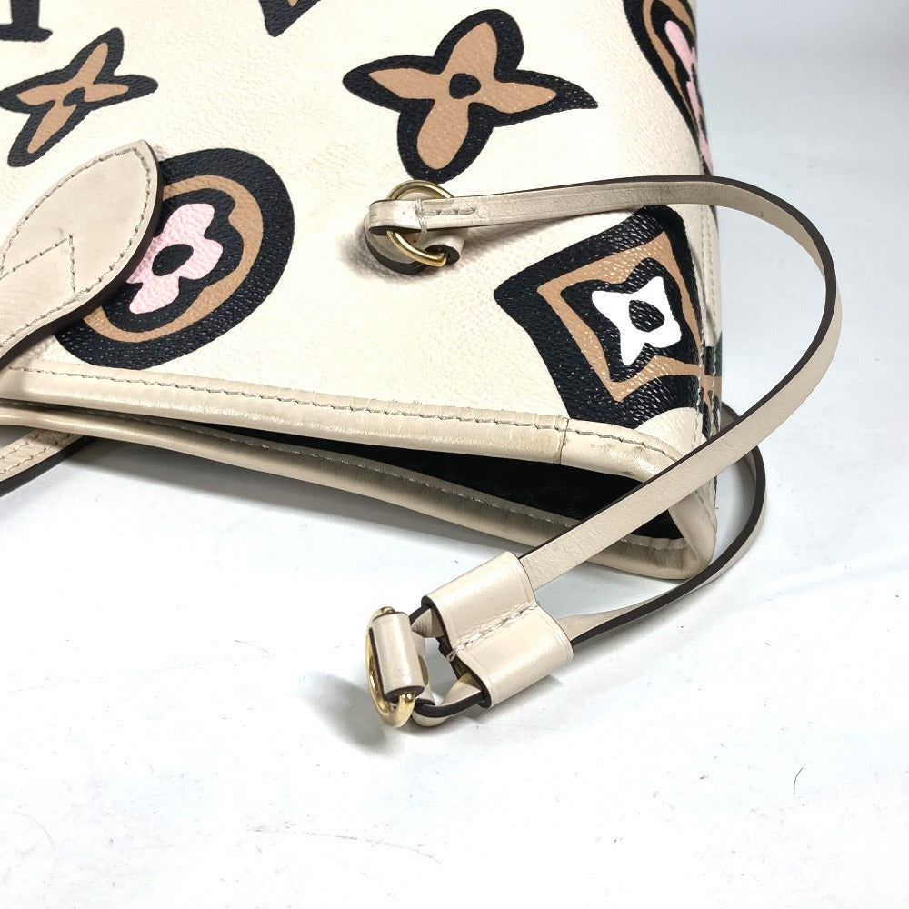 LOUIS VUITTON Shoulder Bag M45819 PVC / Leather beige Wild at Heart Capsule Collection Neverfull MM