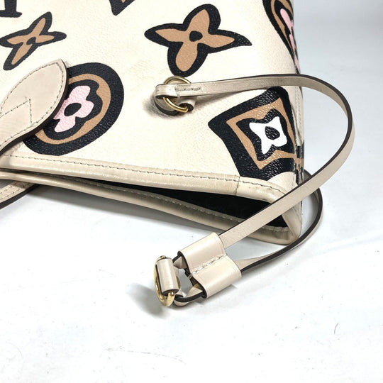 LOUIS VUITTON Shoulder Bag M45819 PVC / Leather beige Wild at Heart Capsule Collection Neverfull MM