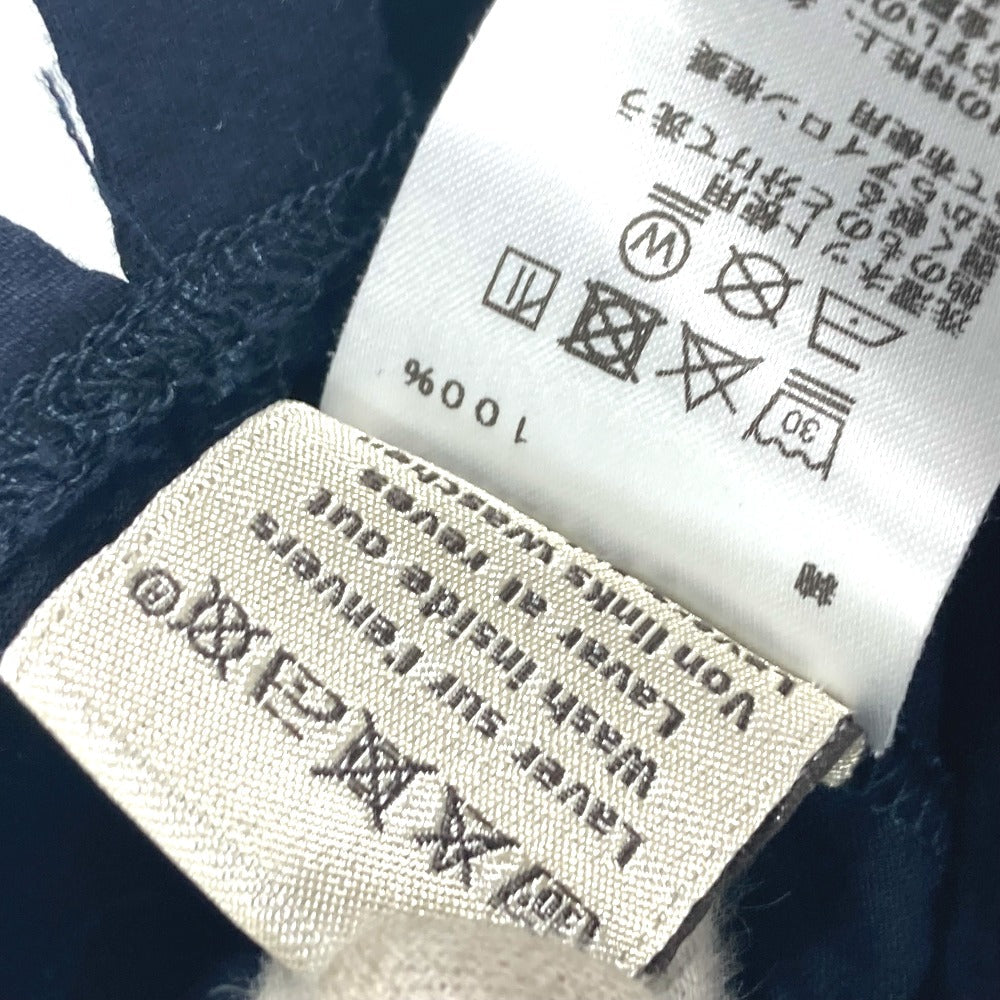 HERMES Short sleeve T-shirt cotton Navy Dragon mens(Unisex) L Used Authentic