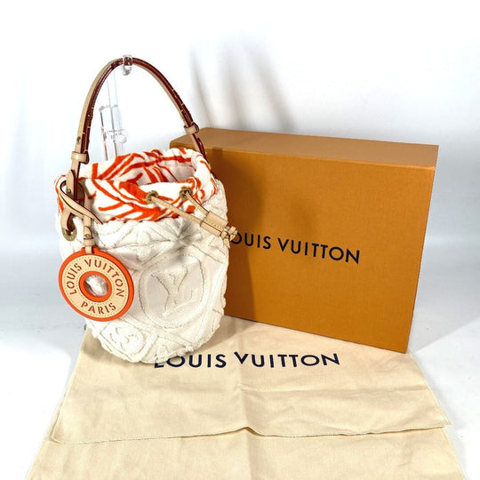 LOUIS VUITTON Shoulder Bag M25146 cotton white Monogram Bucket・LV Vacation