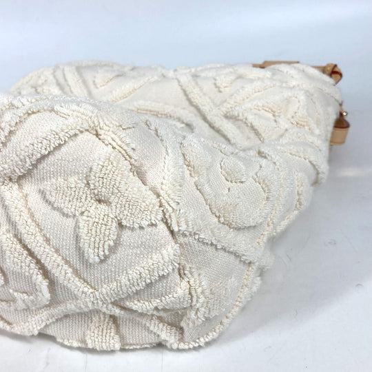 LOUIS VUITTON Shoulder Bag M25146 cotton white Monogram Bucket・LV Vacation
