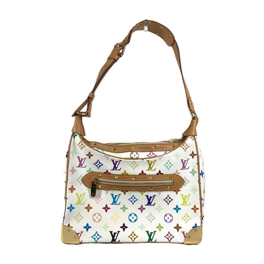 LOUIS VUITTON Shoulder Bag M92660 Monogram multicolor canvas white Monogram multicolor Boulogne Women Used Authentic