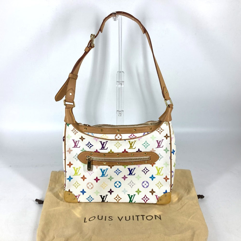 LOUIS VUITTON Shoulder Bag M92660 Monogram multicolor canvas white Monogram multicolor Boulogne Women Used Authentic