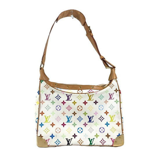 LOUIS VUITTON Shoulder Bag M92660 Monogram multicolor canvas white Monogram multicolor Boulogne Women Used Authentic
