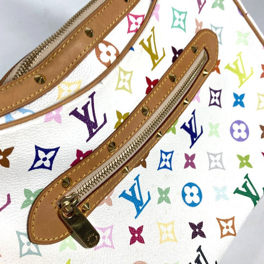 LOUIS VUITTON Shoulder Bag M92660 Monogram multicolor canvas white Monogram multicolor Boulogne Women Used Authentic