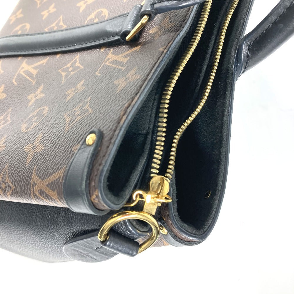 LOUIS VUITTON Handbag M44817 Monogram canvas Brown Monogram Sufuro NV MM Women Used Authentic