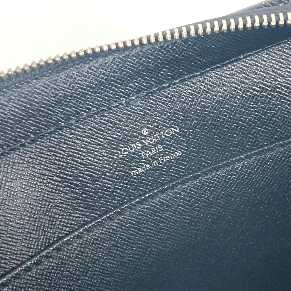 LOUIS VUITTON business bag M30182 Taiga Leather black Taiga Baikal mens Used Authentic