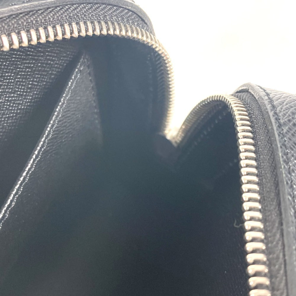 LOUIS VUITTON business bag M30182 Taiga Leather black Taiga Baikal mens Used Authentic
