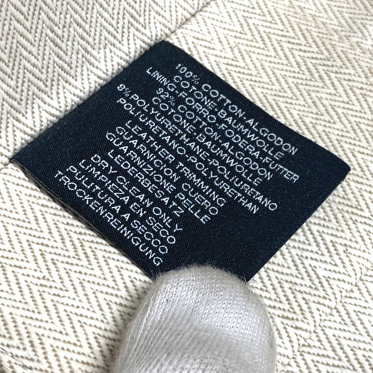 HERMES Pouch canvas pink Serie logo Escal Women Used Authentic