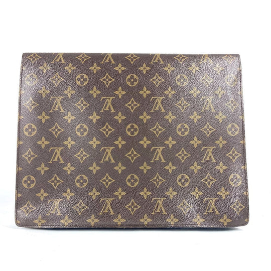 LOUIS VUITTON Clutch bag M53335 Monogram canvas Brown Monogram Porte Document Senator