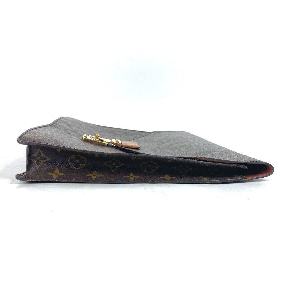 LOUIS VUITTON Clutch bag M53335 Monogram canvas Brown Monogram Porte Document Senator