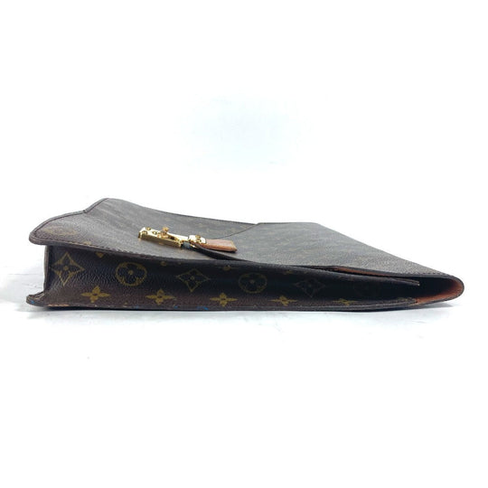 LOUIS VUITTON Clutch bag M53335 Monogram canvas Brown Monogram Porte Document Senator