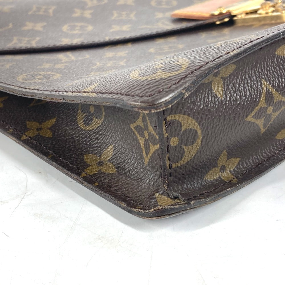 LOUIS VUITTON Clutch bag M53335 Monogram canvas Brown Monogram Porte Document Senator