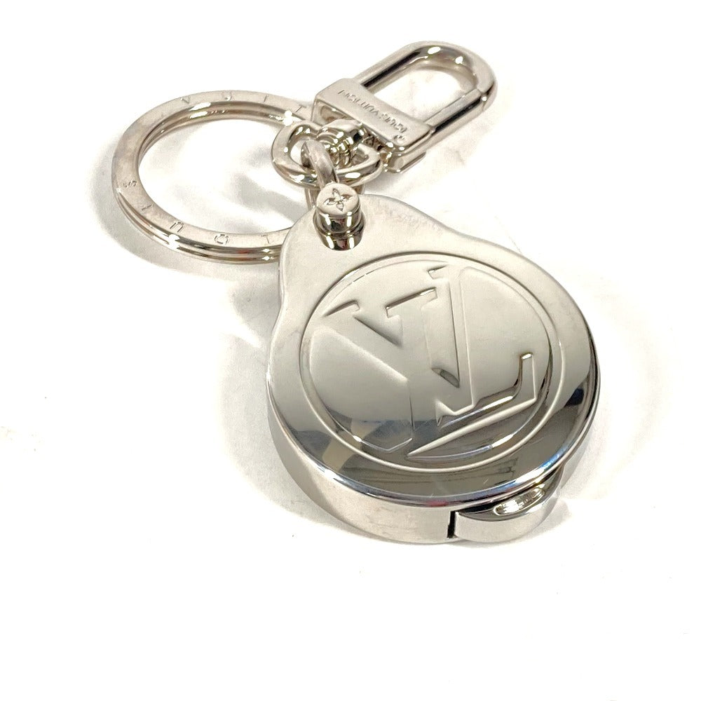 LOUIS VUITTON key ring M77149 metal Silver Bijoux Sac Magnifying Glass