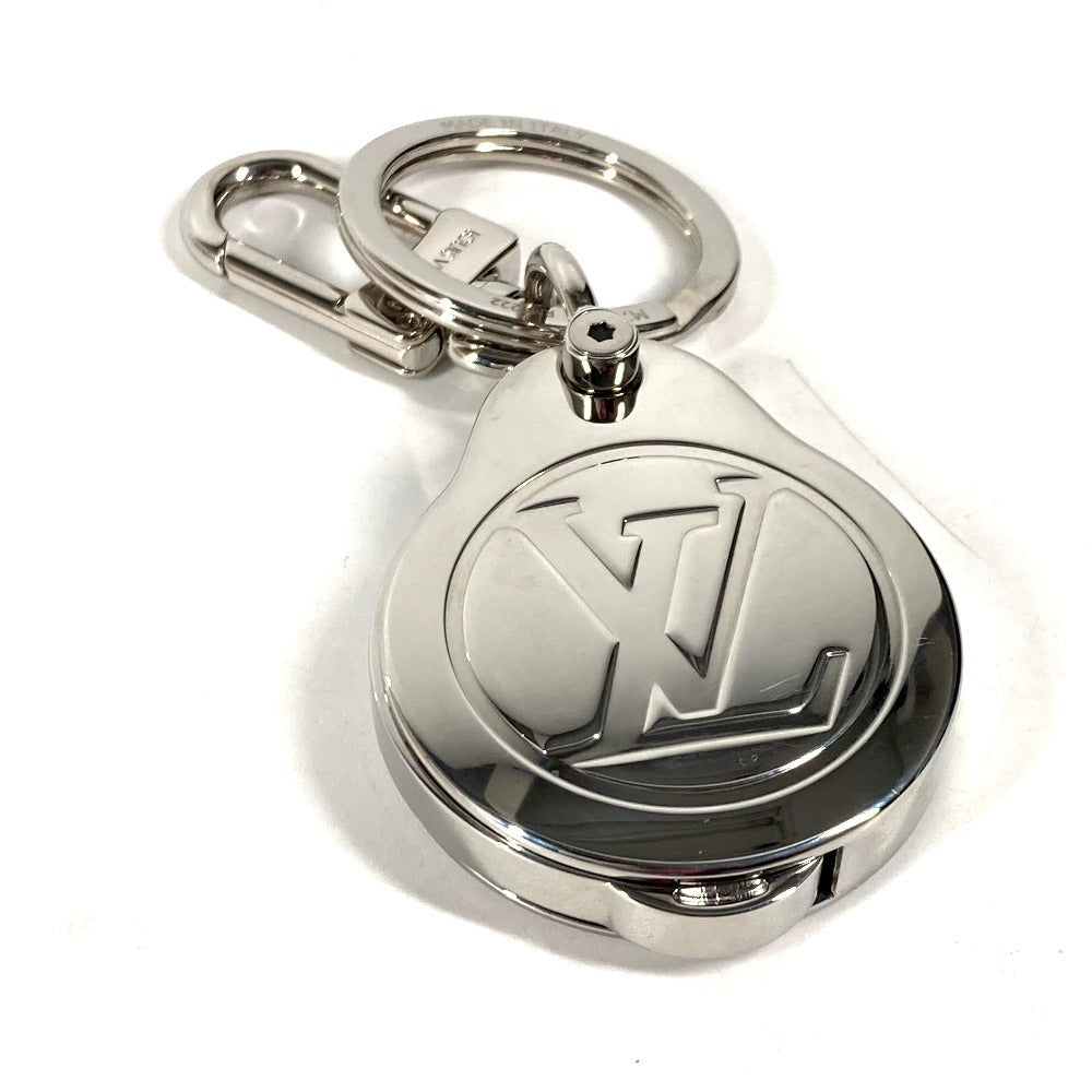 LOUIS VUITTON key ring M77149 metal Silver Bijoux Sac Magnifying Glass