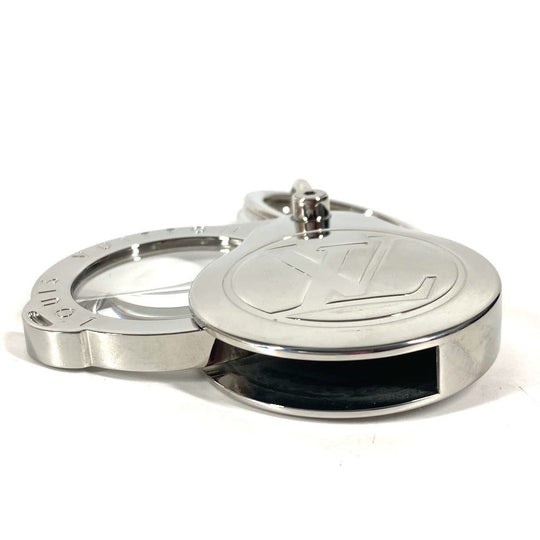 LOUIS VUITTON key ring M77149 metal Silver Bijoux Sac Magnifying Glass