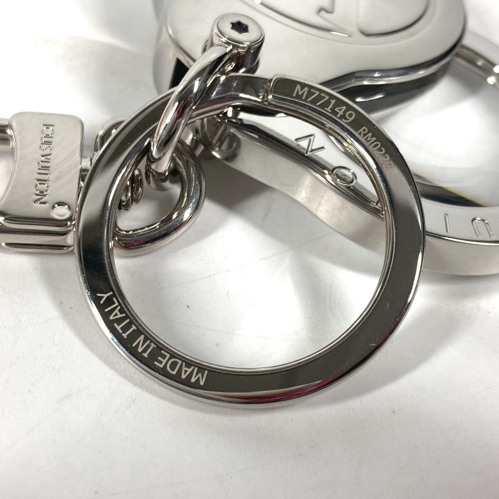 LOUIS VUITTON key ring M77149 metal Silver Bijoux Sac Magnifying Glass