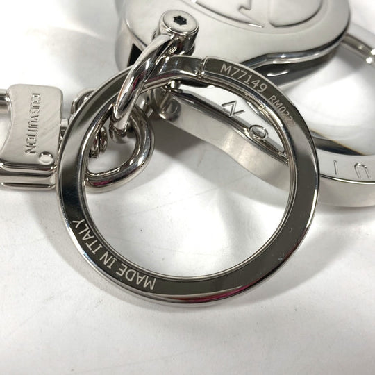 LOUIS VUITTON key ring M77149 metal Silver Bijoux Sac Magnifying Glass