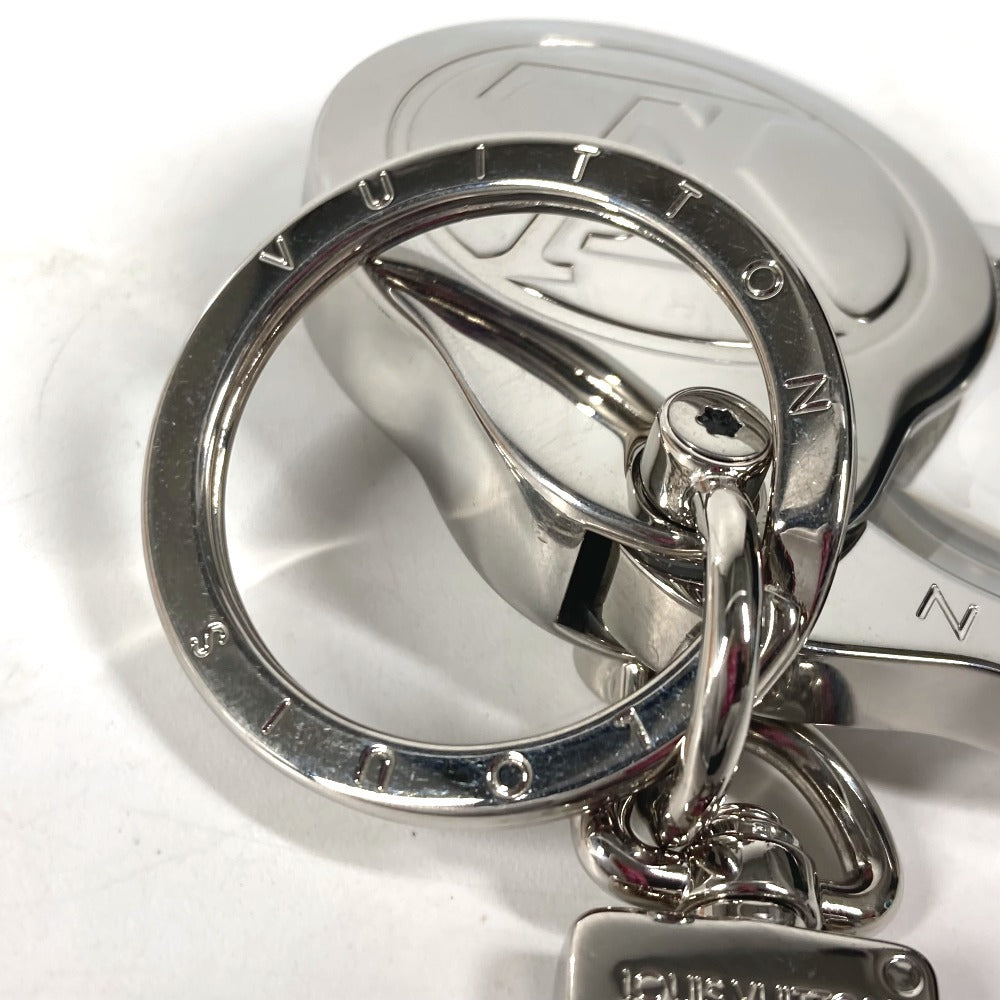 LOUIS VUITTON key ring M77149 metal Silver Bijoux Sac Magnifying Glass