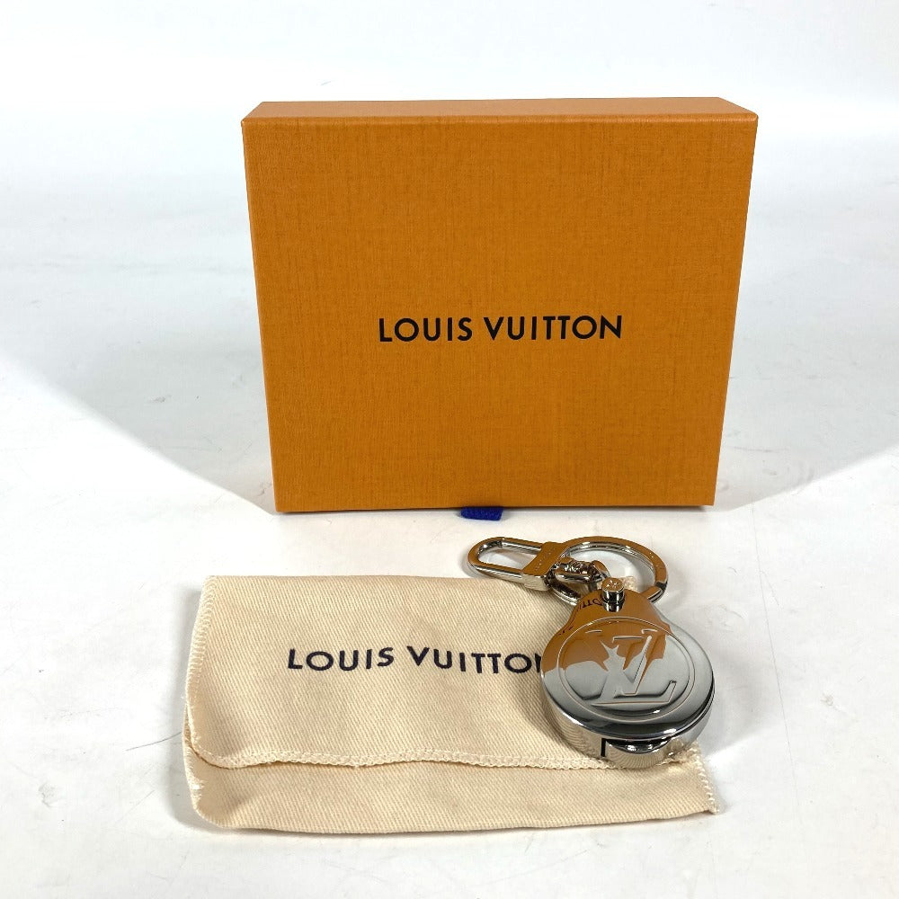LOUIS VUITTON key ring M77149 metal Silver Bijoux Sac Magnifying Glass