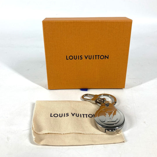 LOUIS VUITTON key ring M77149 metal Silver Bijoux Sac Magnifying Glass