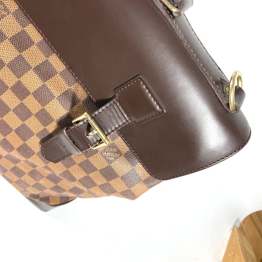 LOUIS VUITTON Handbag N41130 Damier canvas Brown Damier West end PM Women Used Authentic