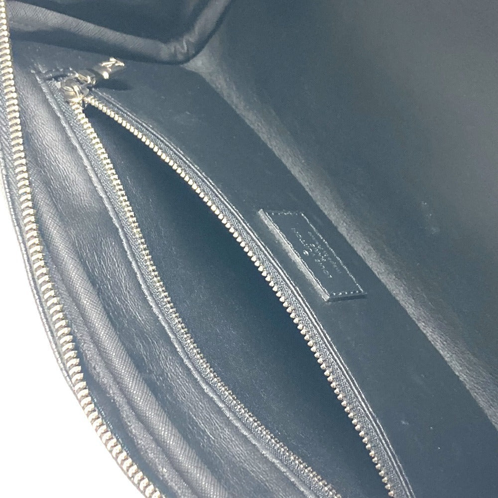 LOUIS VUITTON business bag N40127 Damier Grafitto Canvas black Damier Graphite Dop kit mens Used Authentic