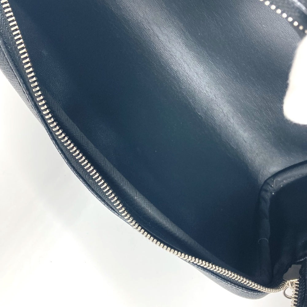 LOUIS VUITTON business bag N40127 Damier Grafitto Canvas black Damier Graphite Dop kit mens Used Authentic