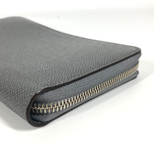 LOUIS VUITTON Long Wallet Purse M30517 Taiga Leather gray Taiga Zippy Organizer