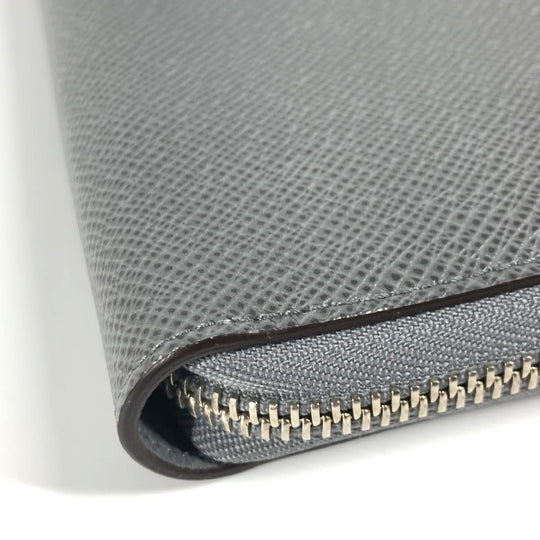 LOUIS VUITTON Long Wallet Purse M30517 Taiga Leather gray Taiga Zippy Organizer