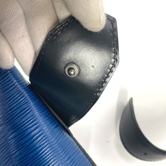 LOUIS VUITTON Shoulder Bag Epi Leather blue Epi by color Sac DePaul PM