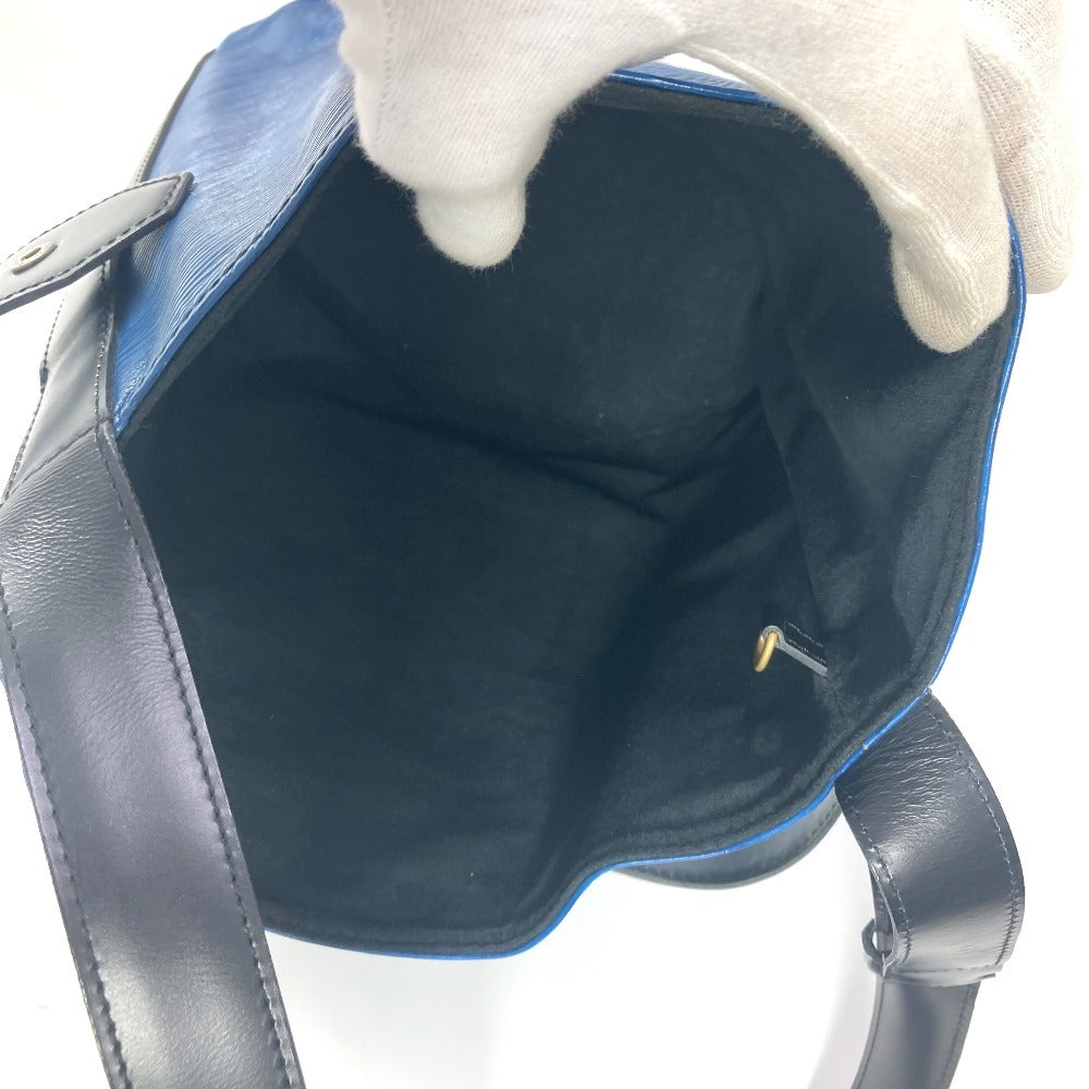 LOUIS VUITTON Shoulder Bag Epi Leather blue Epi by color Sac DePaul PM