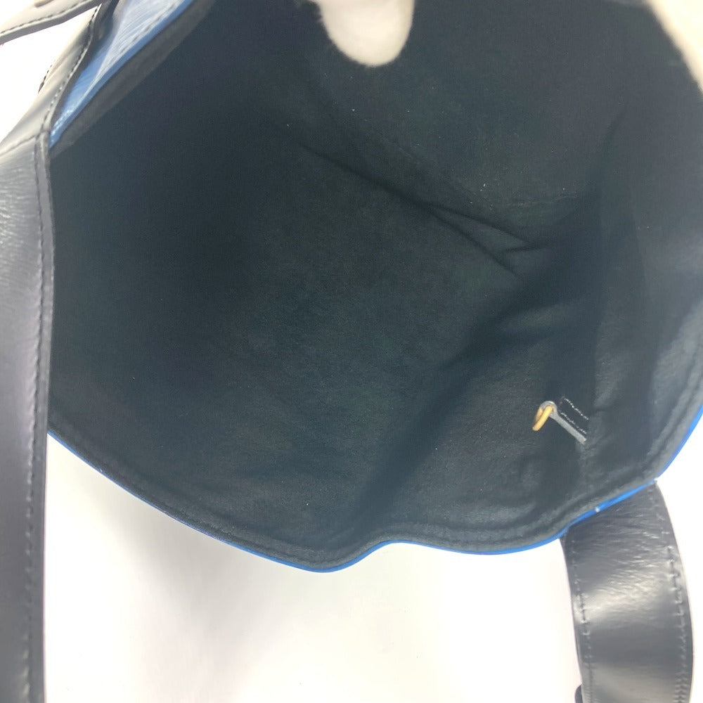 LOUIS VUITTON Shoulder Bag Epi Leather blue Epi by color Sac DePaul PM