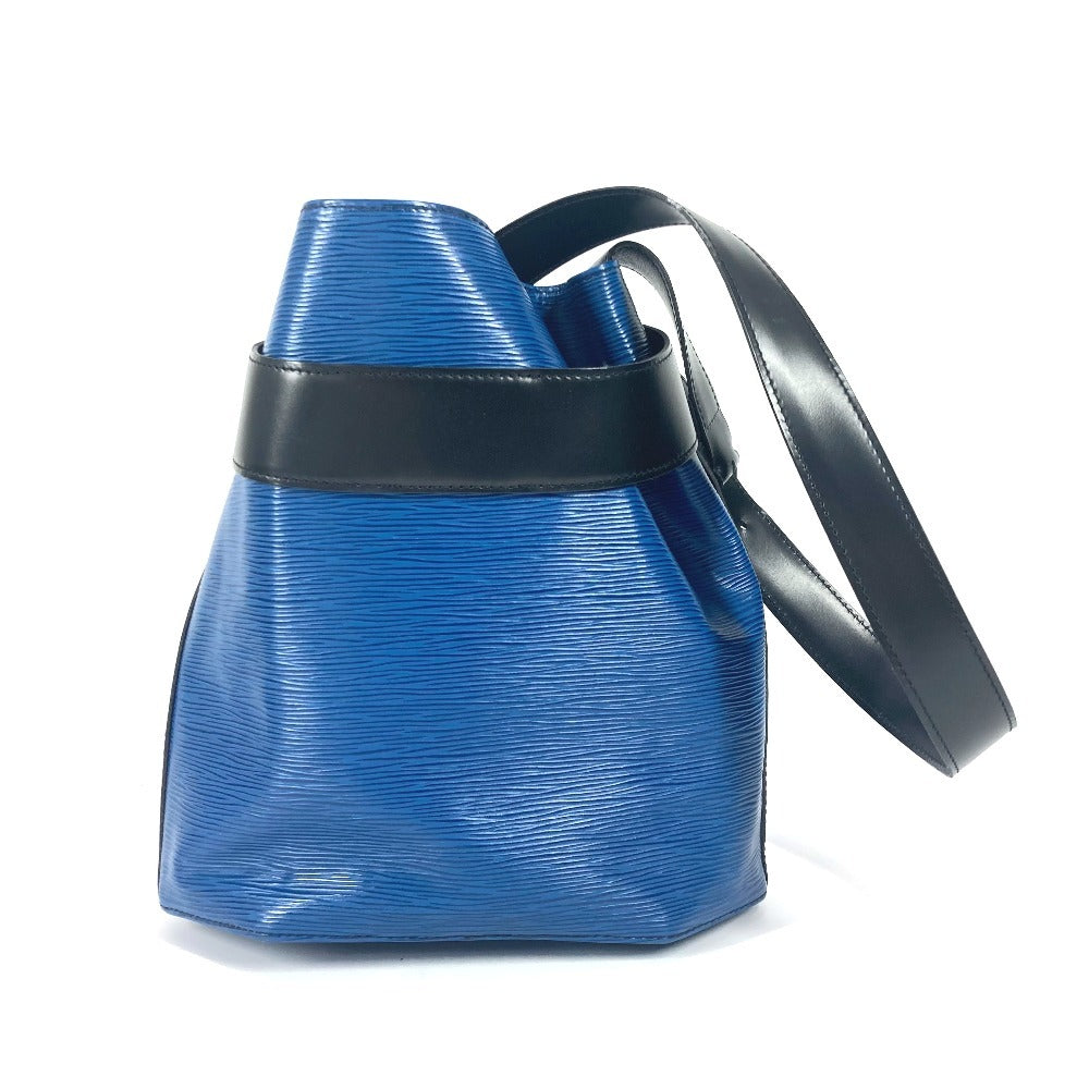 LOUIS VUITTON Shoulder Bag Epi Leather blue Epi by color Sac DePaul PM