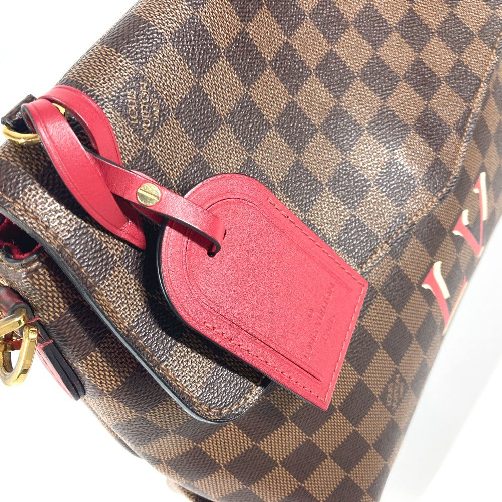 LOUIS VUITTON Handbag N40176 Damier canvas Brown Damier Bobble Scarlet
