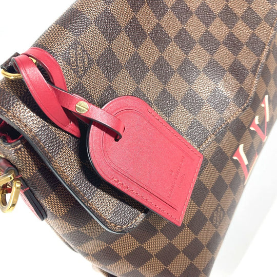 LOUIS VUITTON Handbag N40176 Damier canvas Brown Damier Bobble Scarlet