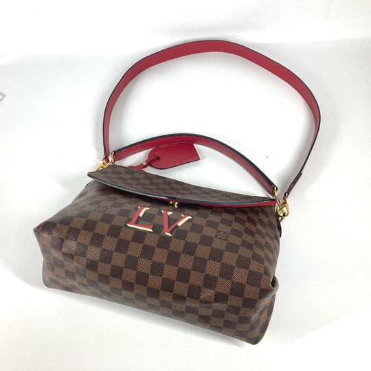 LOUIS VUITTON Handbag N40176 Damier canvas Brown Damier Bobble Scarlet
