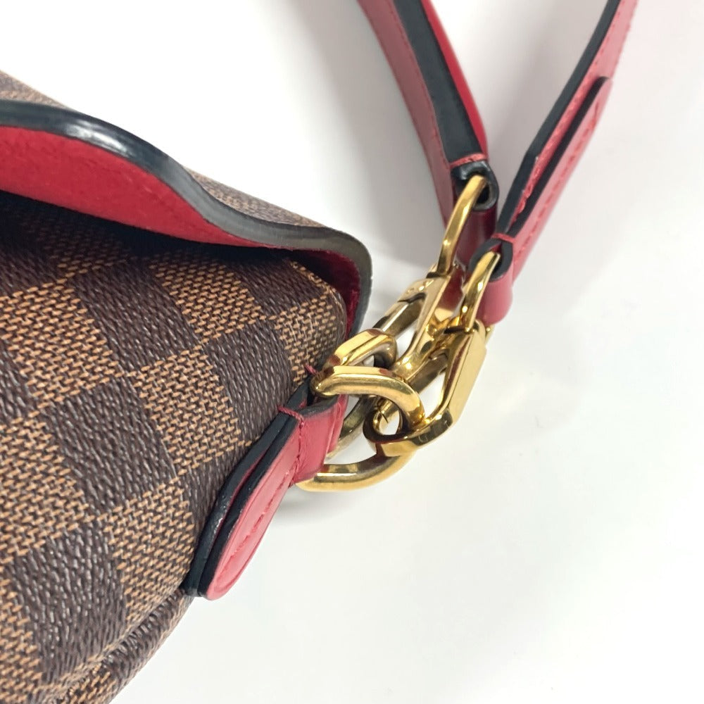 LOUIS VUITTON Handbag N40176 Damier canvas Brown Damier Bobble Scarlet