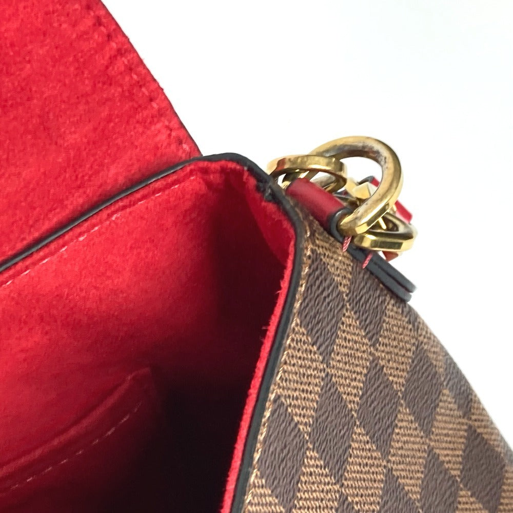 LOUIS VUITTON Handbag N40176 Damier canvas Brown Damier Bobble Scarlet