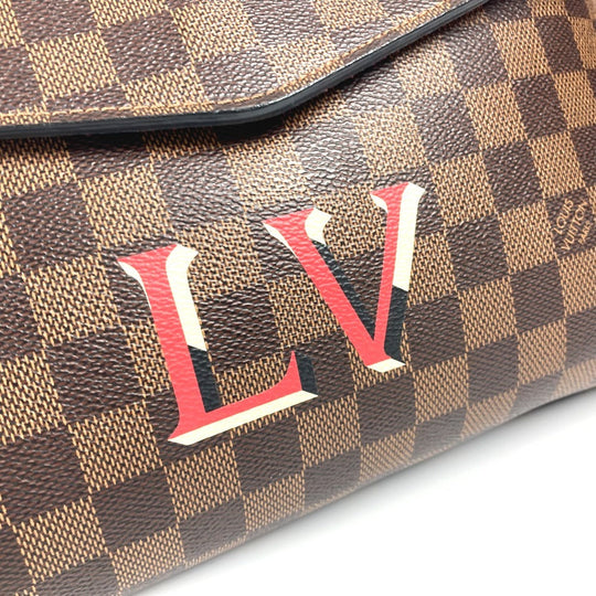 LOUIS VUITTON Handbag N40176 Damier canvas Brown Damier Bobble Scarlet