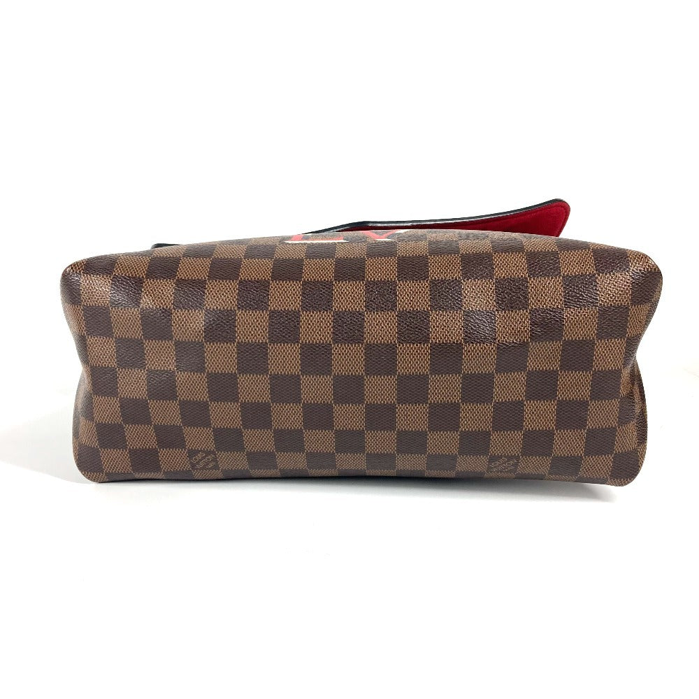 LOUIS VUITTON Handbag N40176 Damier canvas Brown Damier Bobble Scarlet