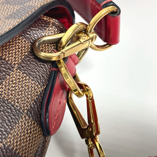 LOUIS VUITTON Handbag N40176 Damier canvas Brown Damier Bobble Scarlet