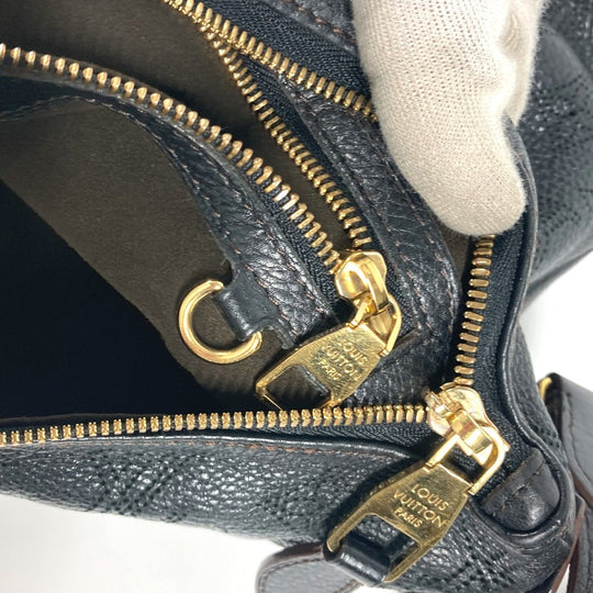 LOUIS VUITTON Shoulder Bag M93987 monogram mahina leather black Monogram Mahina Selene MM