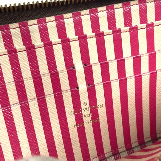 LOUIS VUITTON Long Wallet Purse M58507 Monogram canvas Brown Monogram 2014 Christmas Limited Edition Zippy wallet