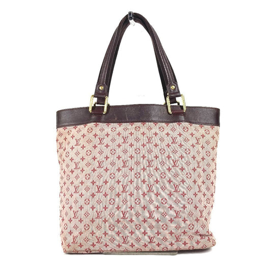 LOUIS VUITTON Tote Bag M92677 Monogram mini canvas Red Monogram mini Lucille GM