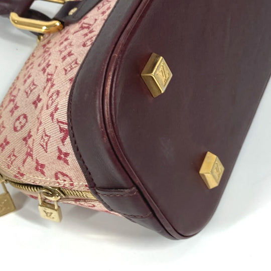 LOUIS VUITTON Handbag M92207 Monogram mini canvas Red Monogram mini Almaron