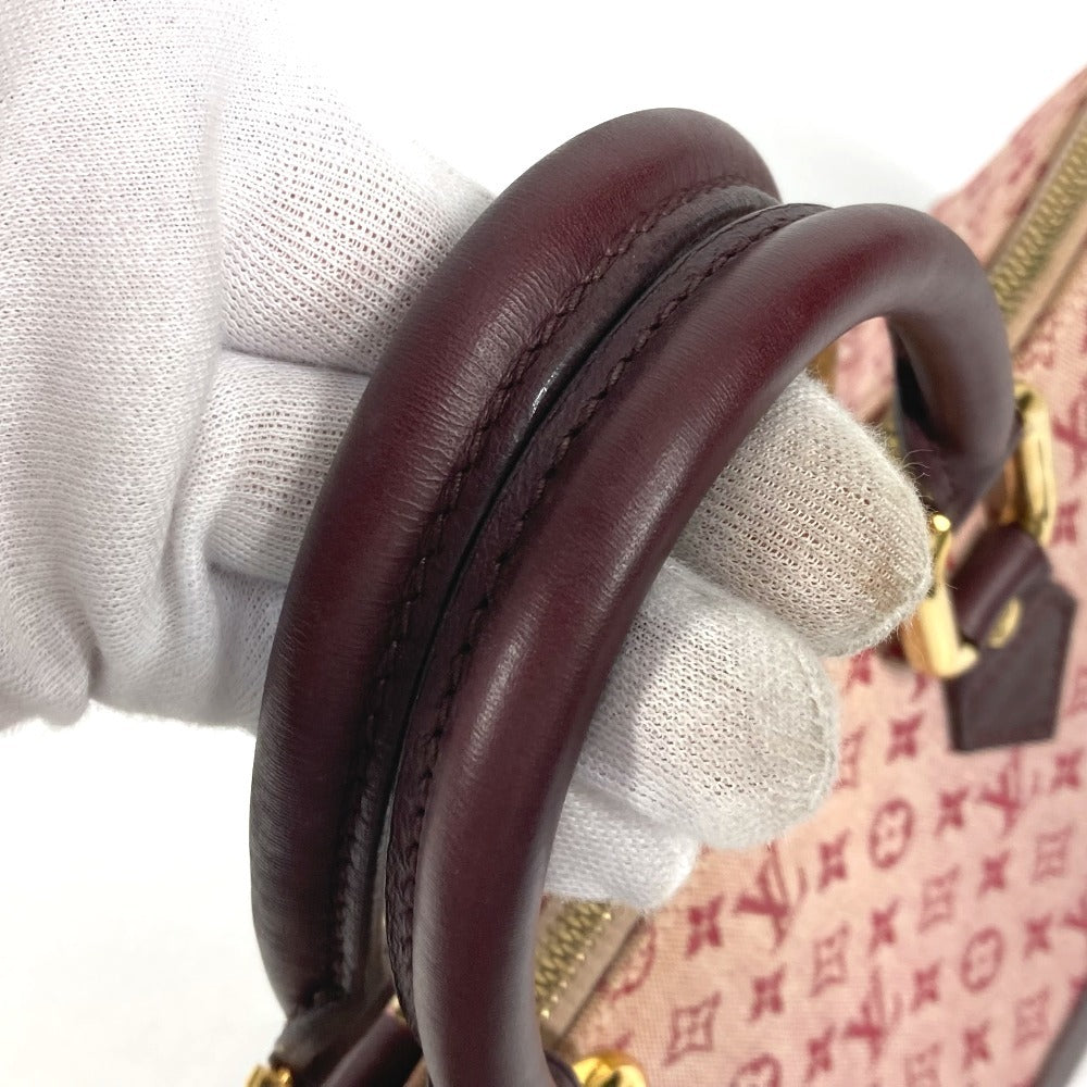 LOUIS VUITTON Handbag M92207 Monogram mini canvas Red Monogram mini Almaron
