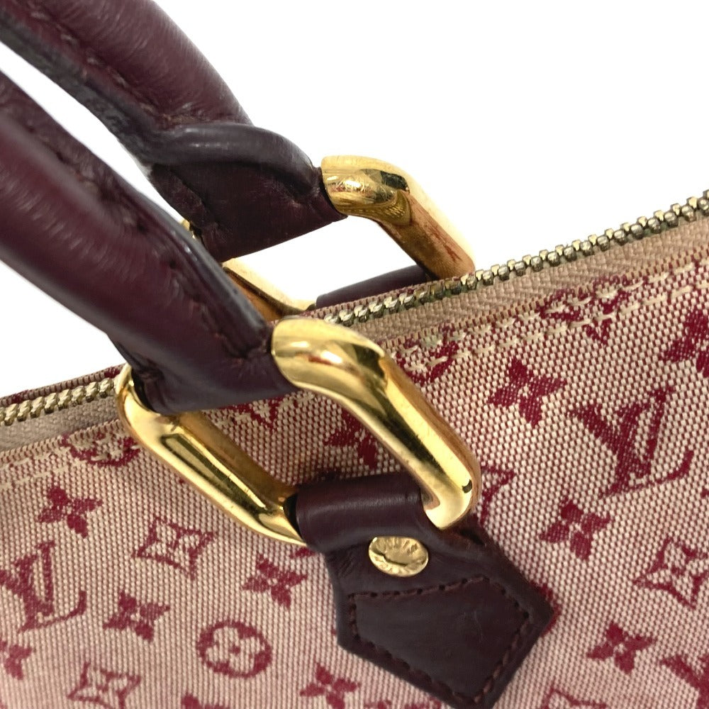 LOUIS VUITTON Handbag M92207 Monogram mini canvas Red Monogram mini Almaron