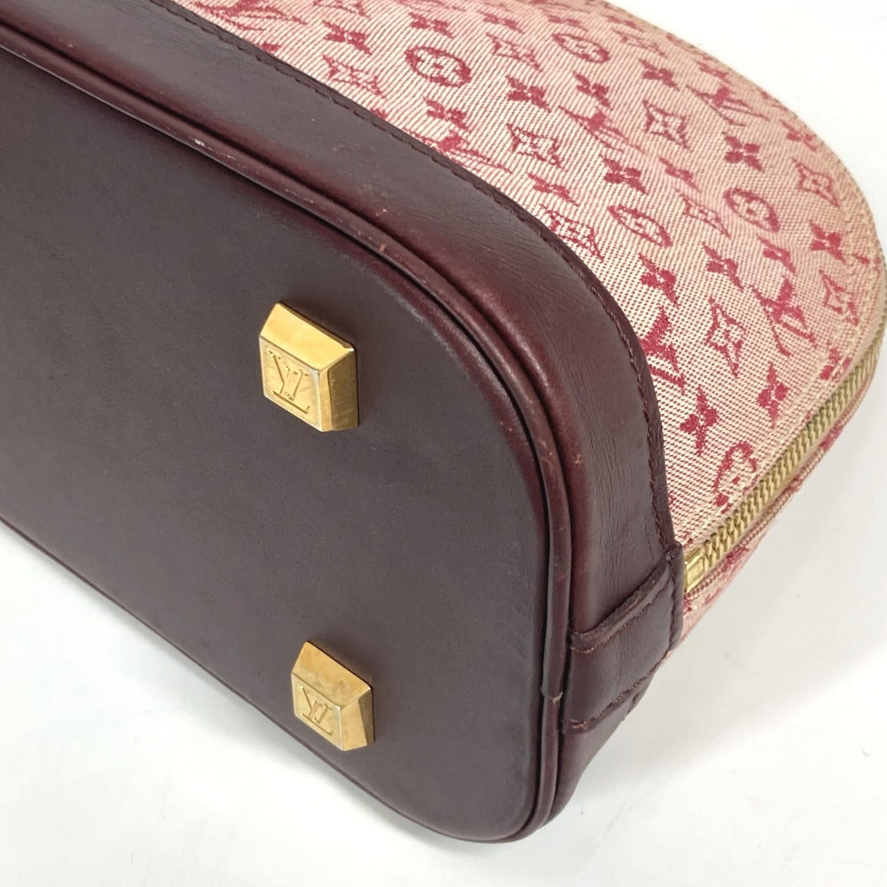 LOUIS VUITTON Handbag M92207 Monogram mini canvas Red Monogram mini Almaron