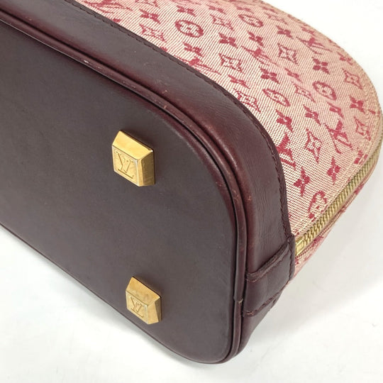 LOUIS VUITTON Handbag M92207 Monogram mini canvas Red Monogram mini Almaron